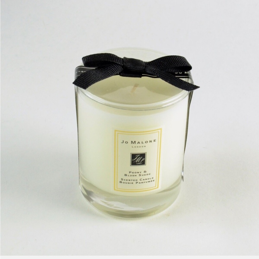 NWT Jo Malone Peony & Blush Suede Scented Candle Travel Size 1.88 In / 4…